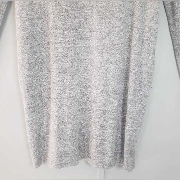 Aritzia Wilfred Free Gray Gail V-Neck Sweater Mini Dress - Picture 6 of 12